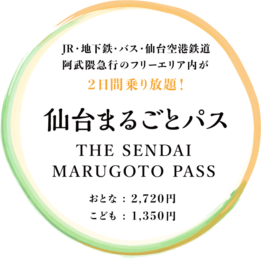 仙台まるごとパスロゴ