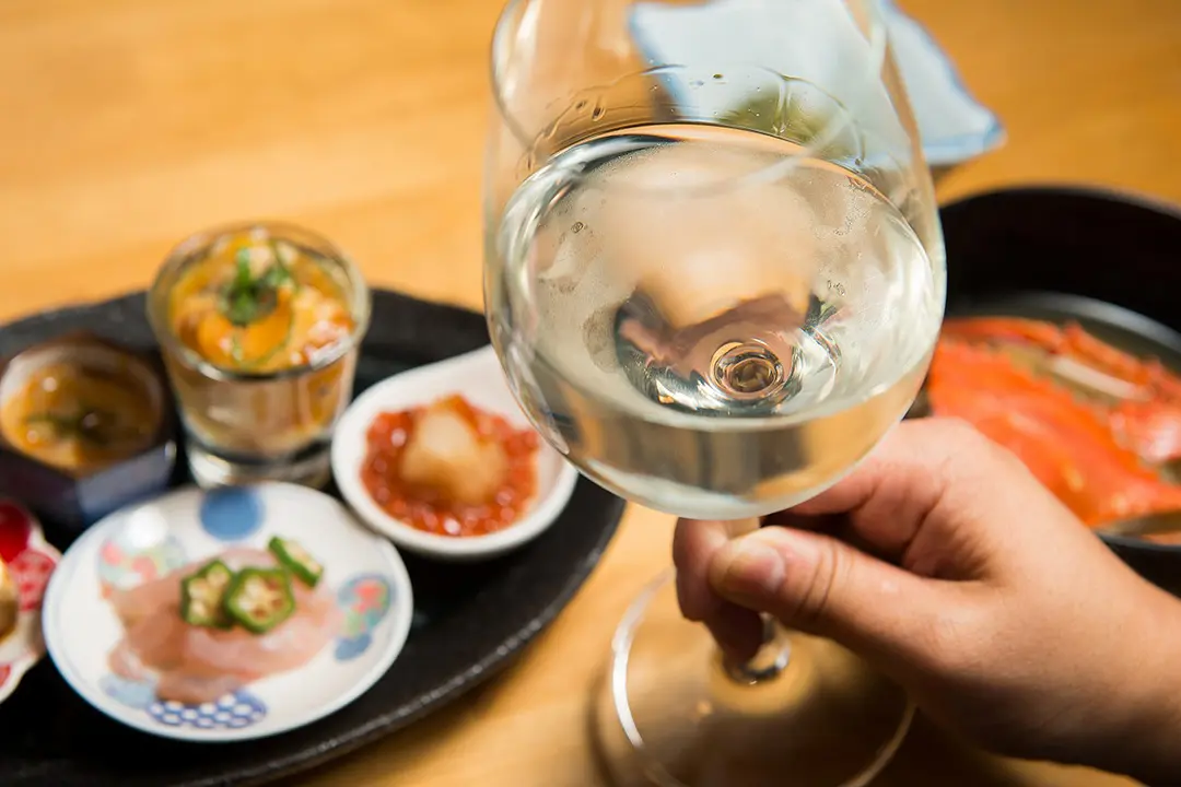 地元の食材とお酒の掛け合わせ