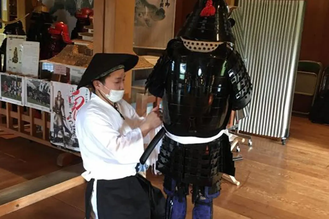 白石城 甲ちゅう体験