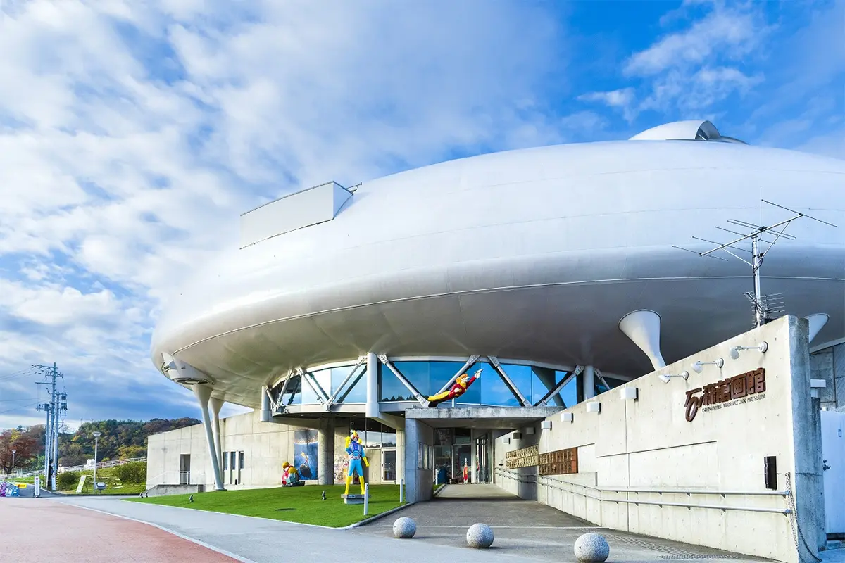 石ノ森先生発案のデザイン 石ノ森萬画館