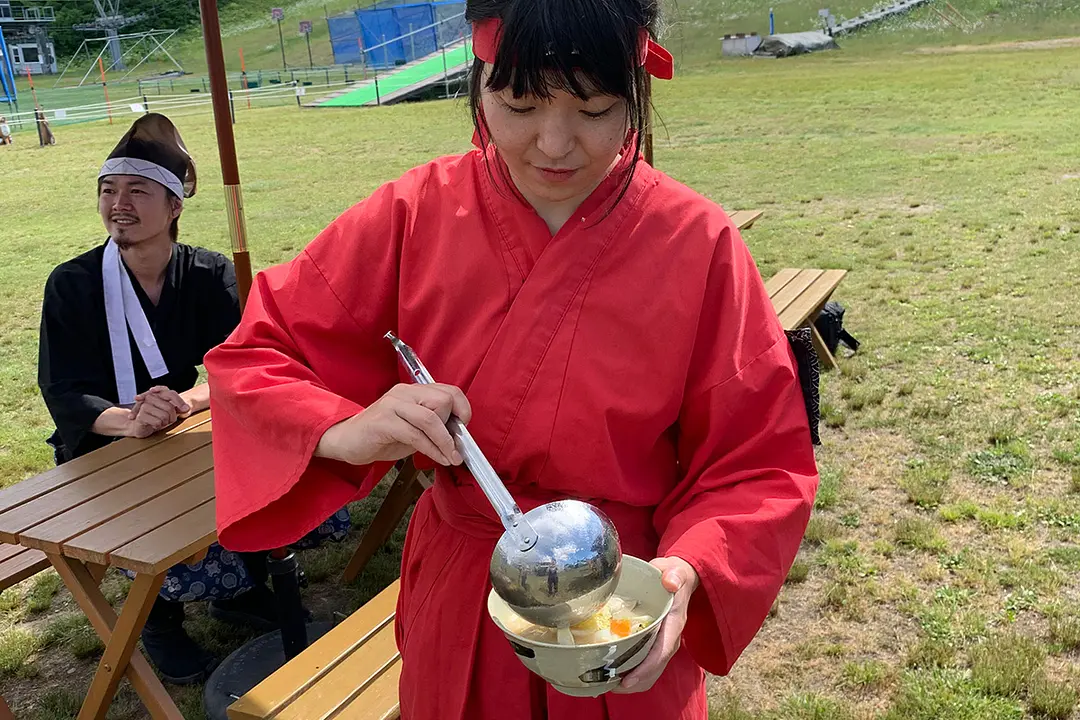 「高原のいも煮会」スプリングバレー