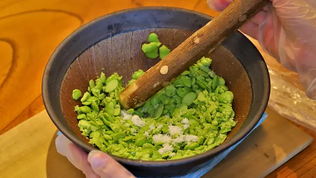 ずんだ餅作り体験（10名様～）(出張も行います）