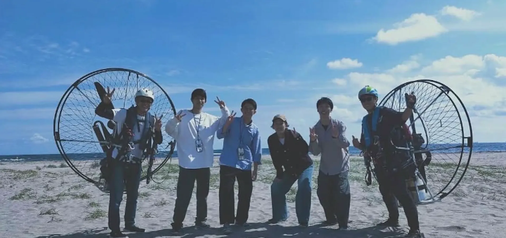 お客さんと笑顔