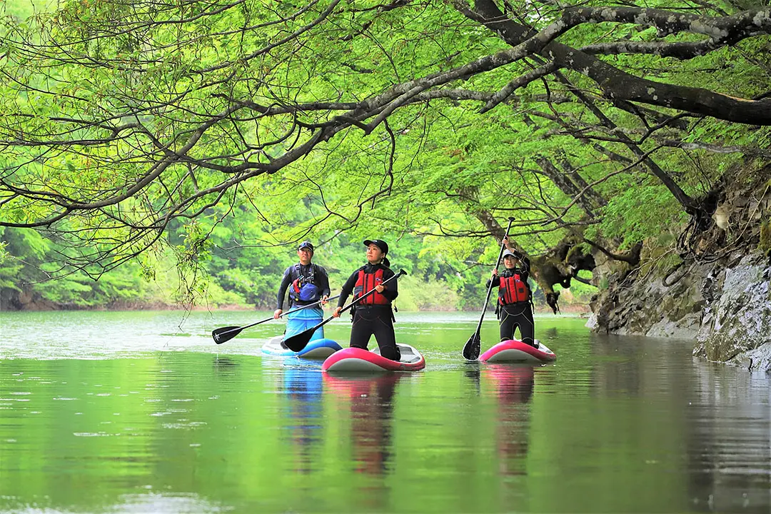 仙台で水上散歩を楽しもう！大倉ダムでSUPチャレンジ（仙台市大倉）