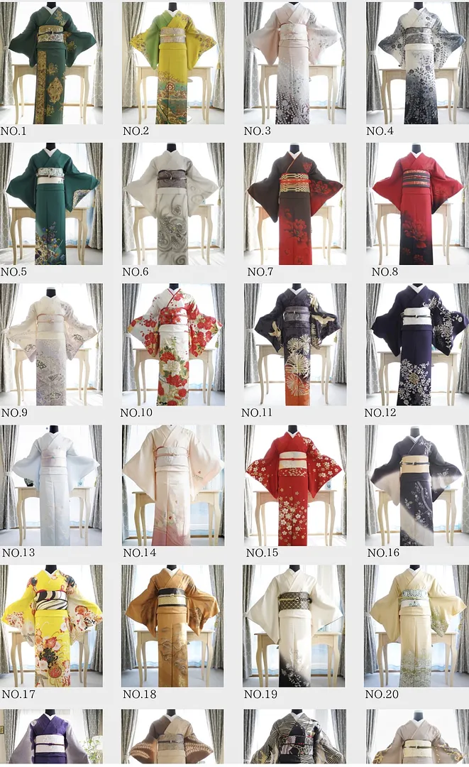 レンタル着物一例