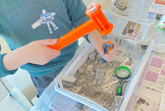 化石も鉱石も見つかる！ ざくざく発掘体験（予約不要）
