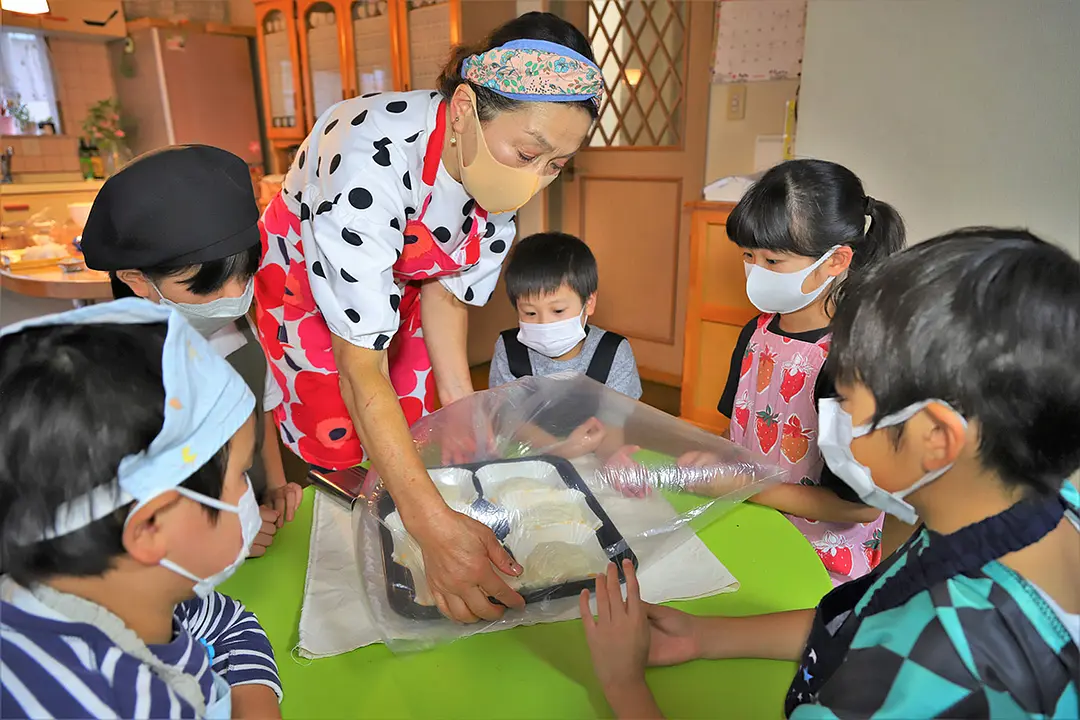 パンの発酵に皆んなびっくり