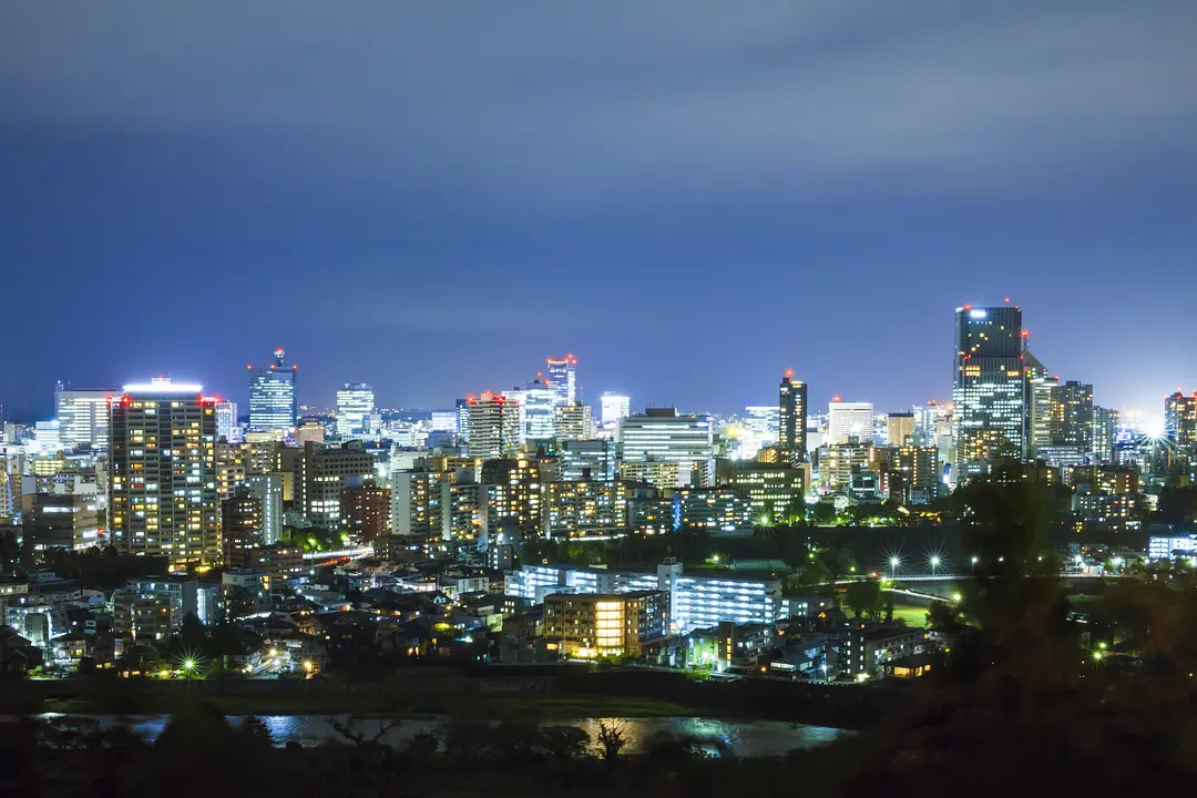 仙台市夜景