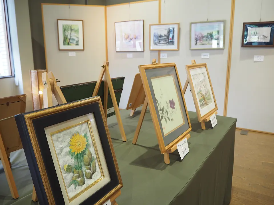 秋保スケッチを楽しむ会作品展.JPG