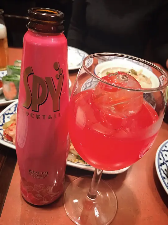 イチゴ味のカクテル