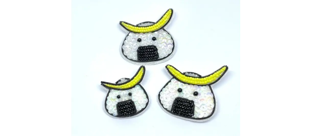 ビーズ刺繍　アクセサリー　作り体験