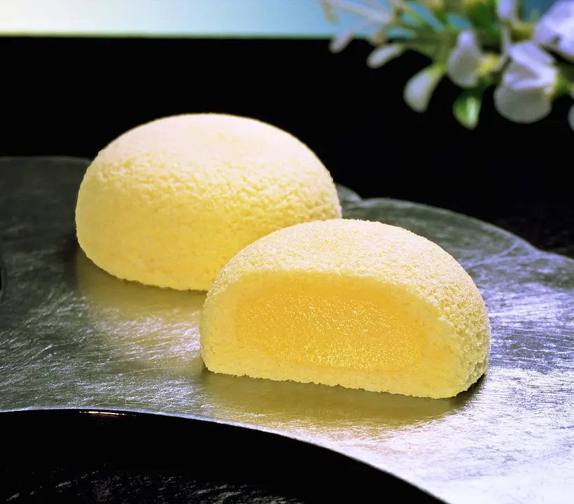 萩の月 5ケ入 ※広瀬通り大町本店、仙台駅構内おみやげ処せんだい1号店で取扱い