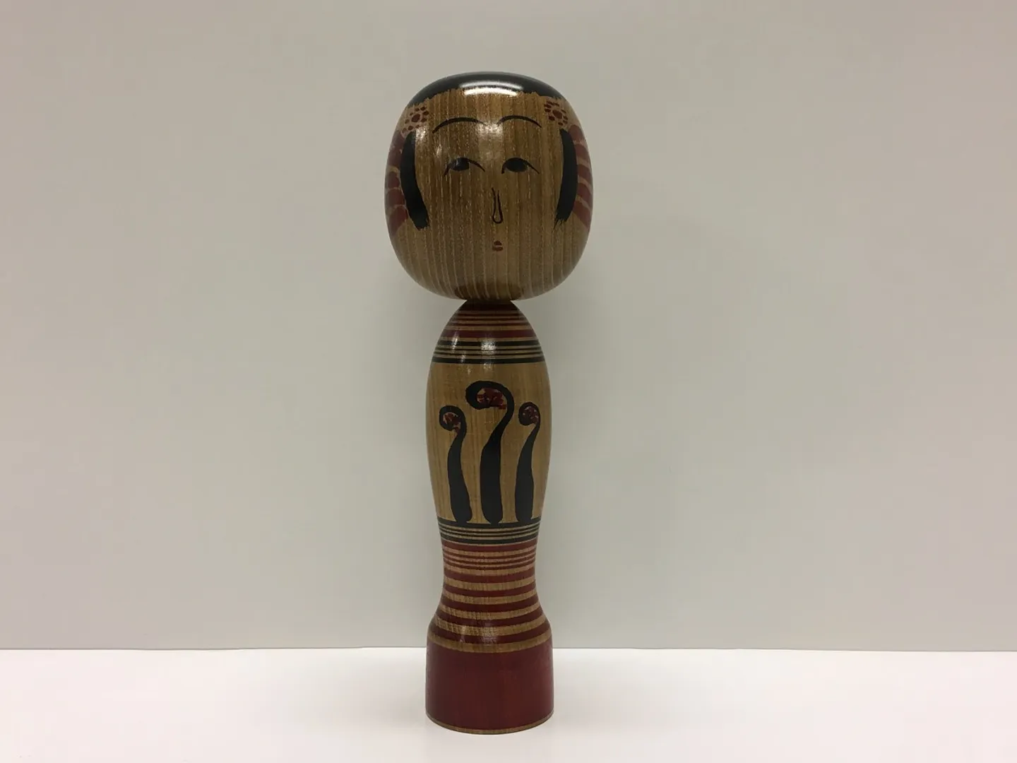 蔵王高湯系定義こけし 地蔵型 わらび 7寸