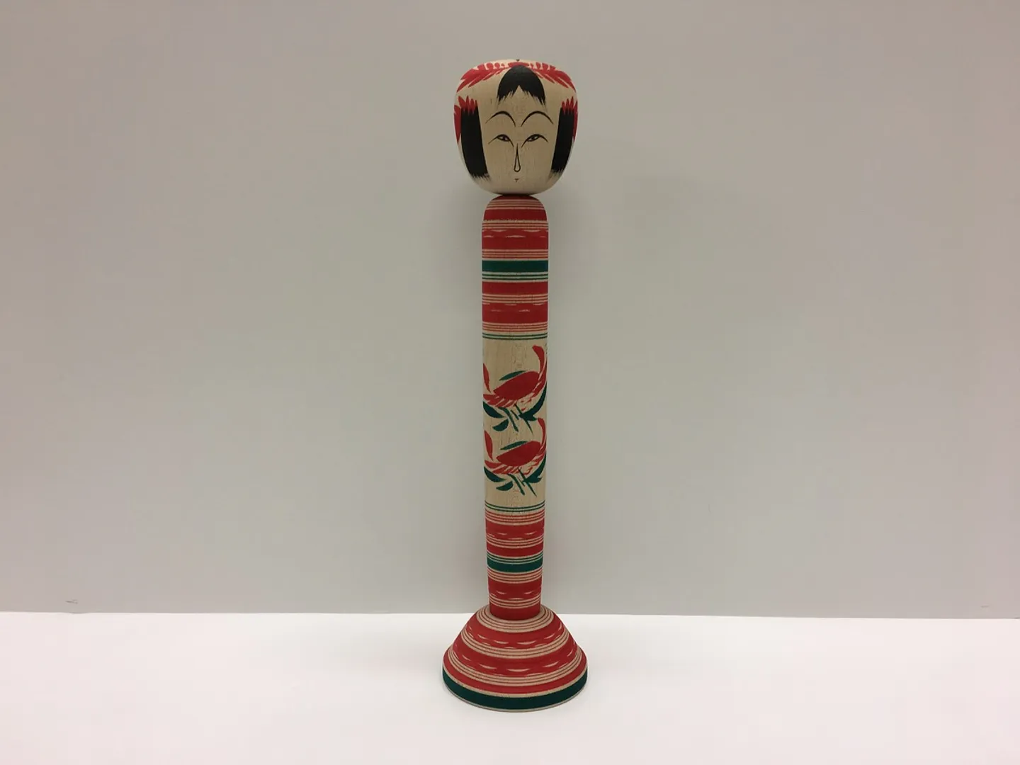 作並系伝統台付こけし 1尺