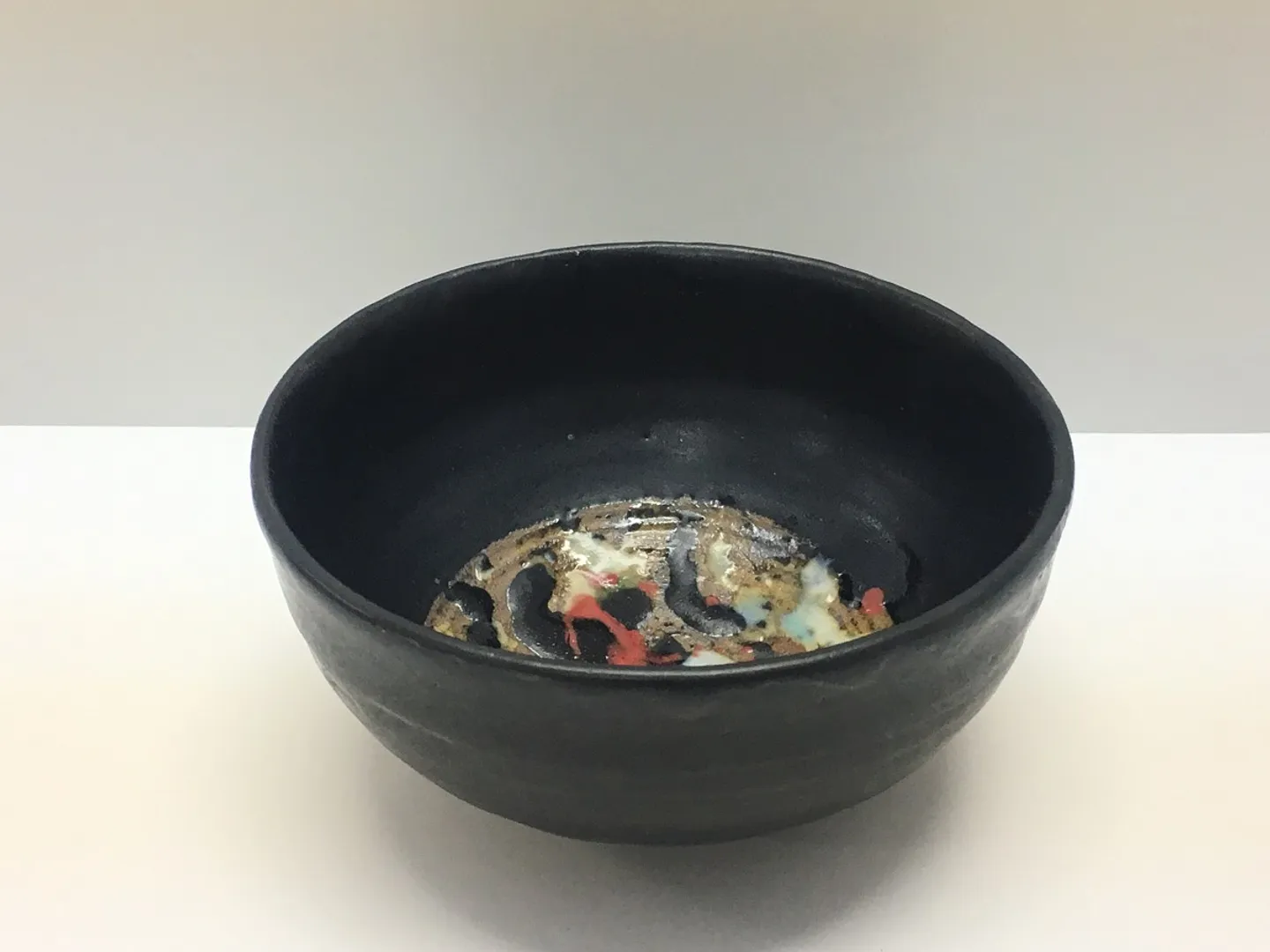 黒釉 色散 碗