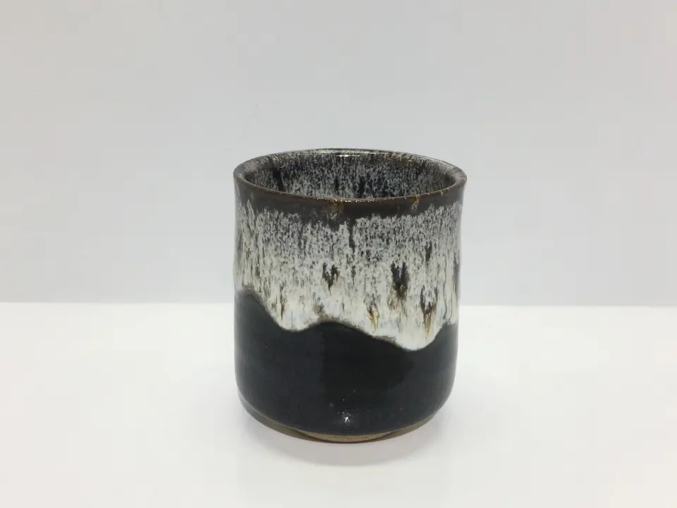 堤焼 海鼠釉 湯呑