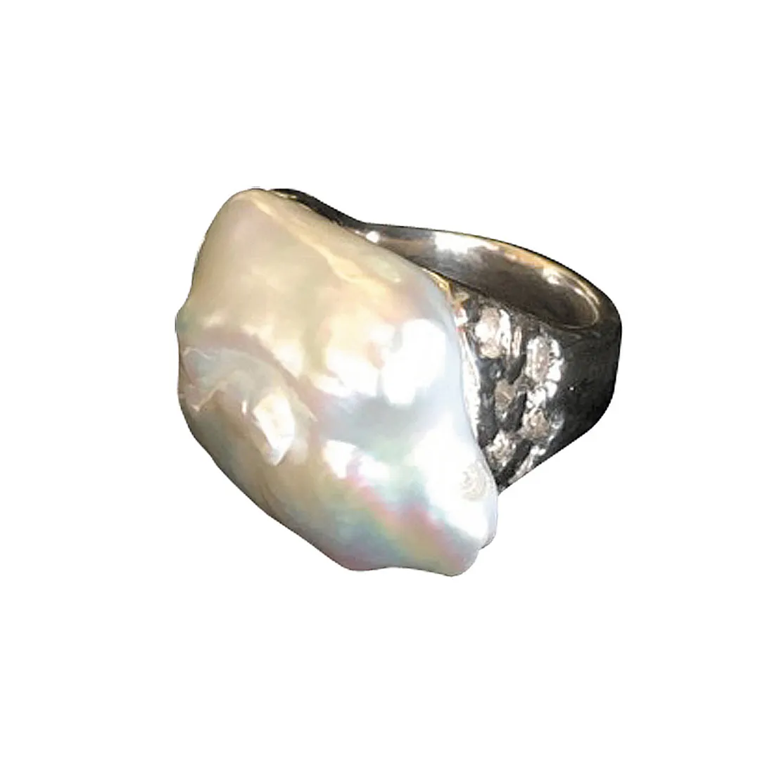 淡水バロックパールリング