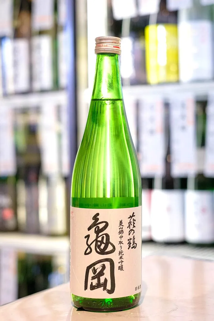 萩の鶴　中取り純米吟醸原酒　亀岡　720ml【当店オリジナル銘柄】　