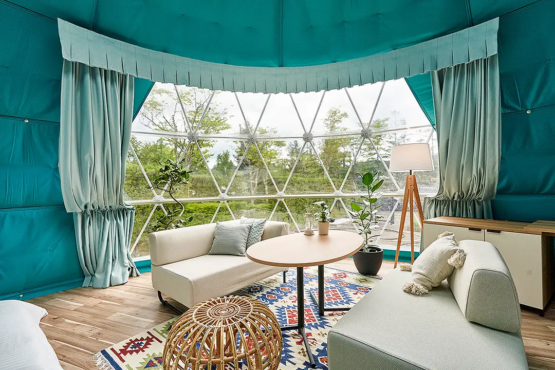 温泉×グランピング