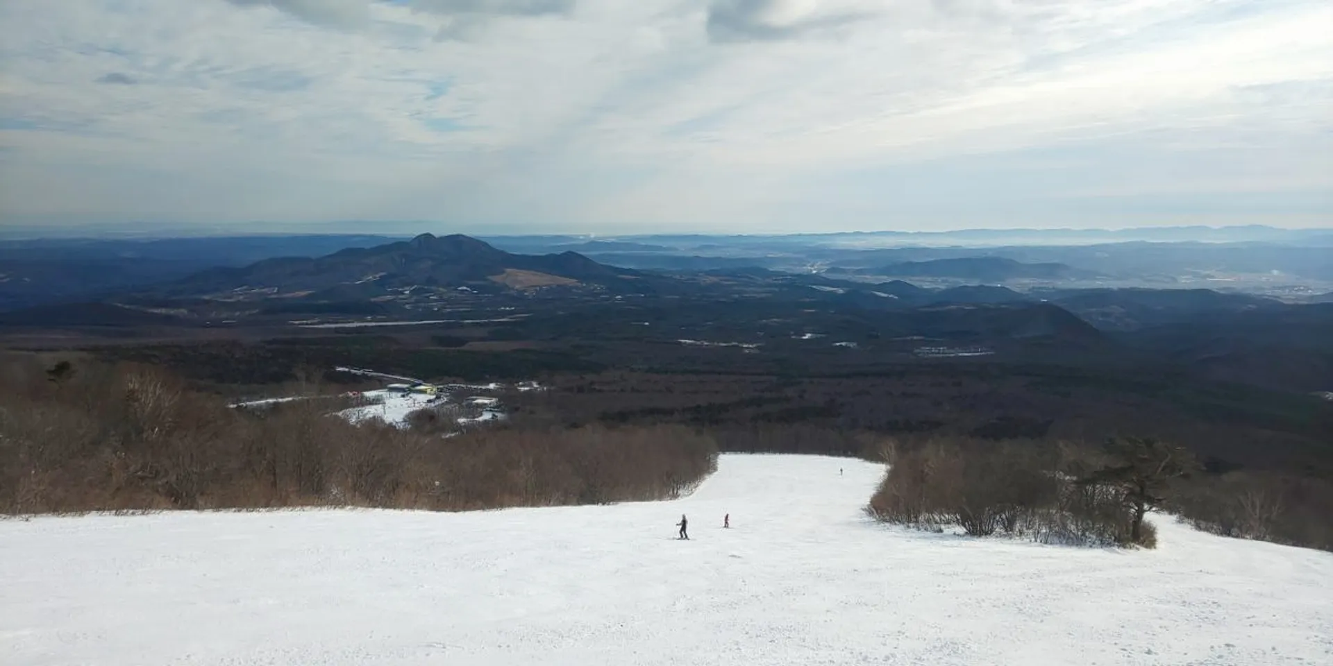 遠く仙台・松島・石巻まで太平洋沿岸を望む中級コース