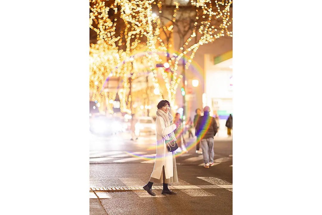 入選：優しい光の輪の中で