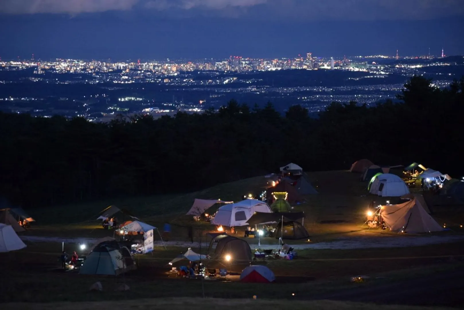 仙台市内の夜景