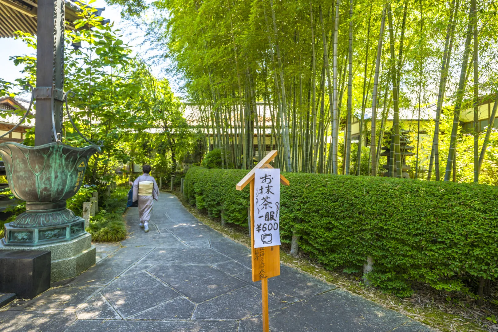 季節限定でお抹茶の提供もある