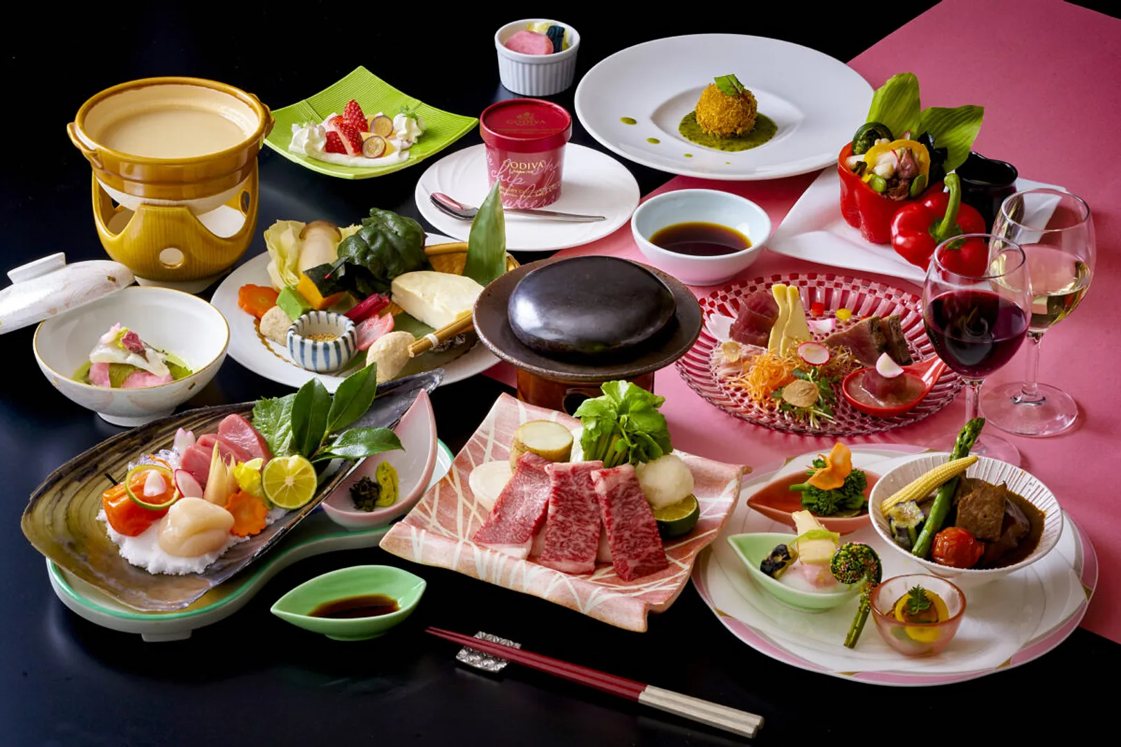 旬の贅沢食材をこだわりの調理法でご提供いたします。