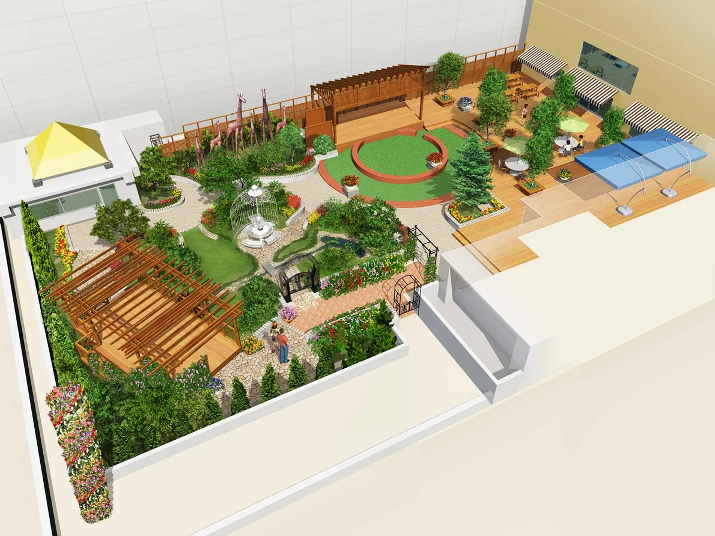 4階杜のガーデンテラス