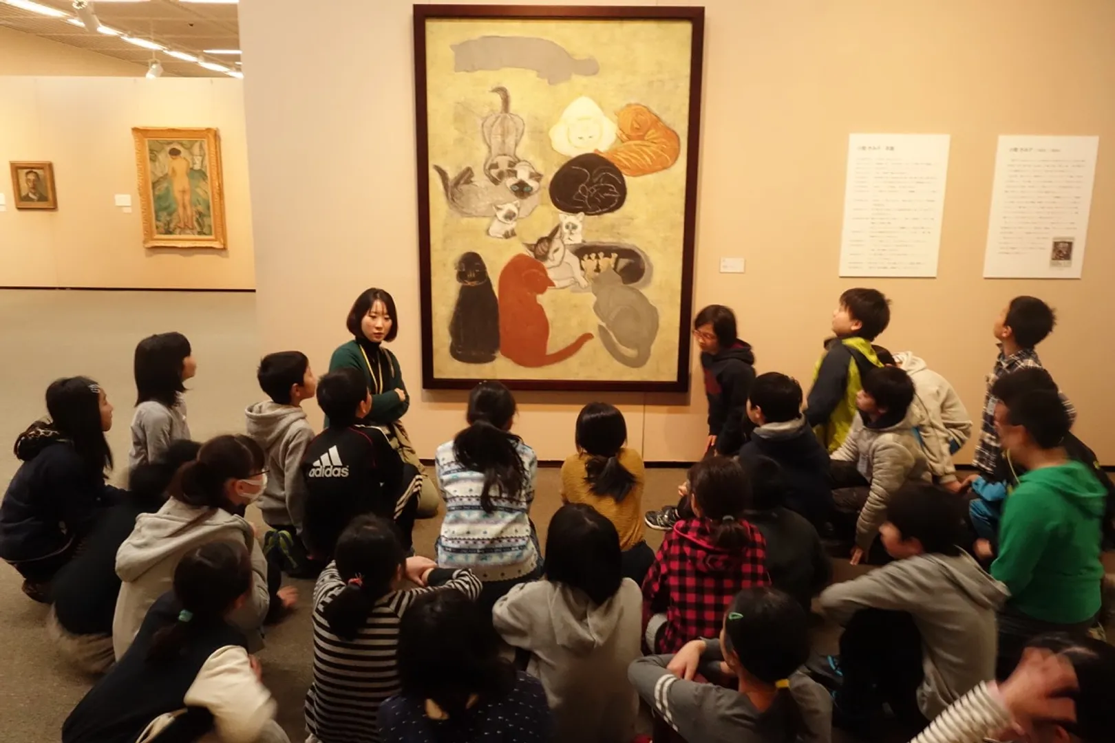 解説の様子（子ども向け）