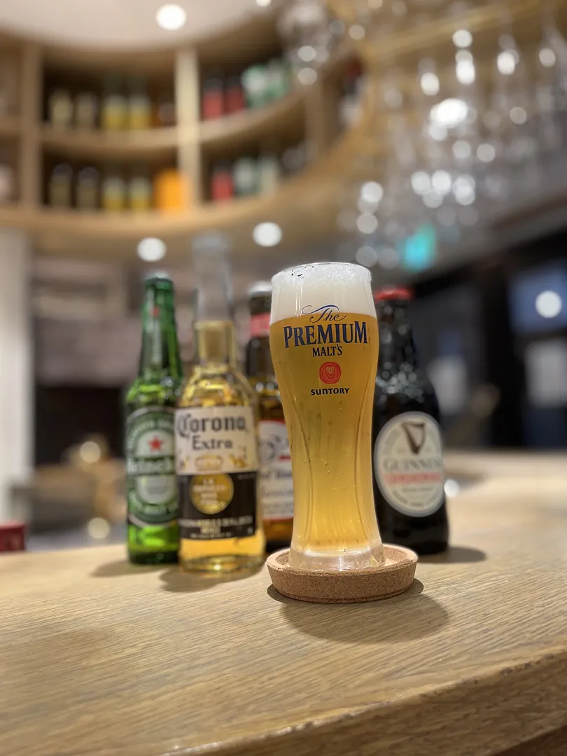 冷たいビールご用意してます！