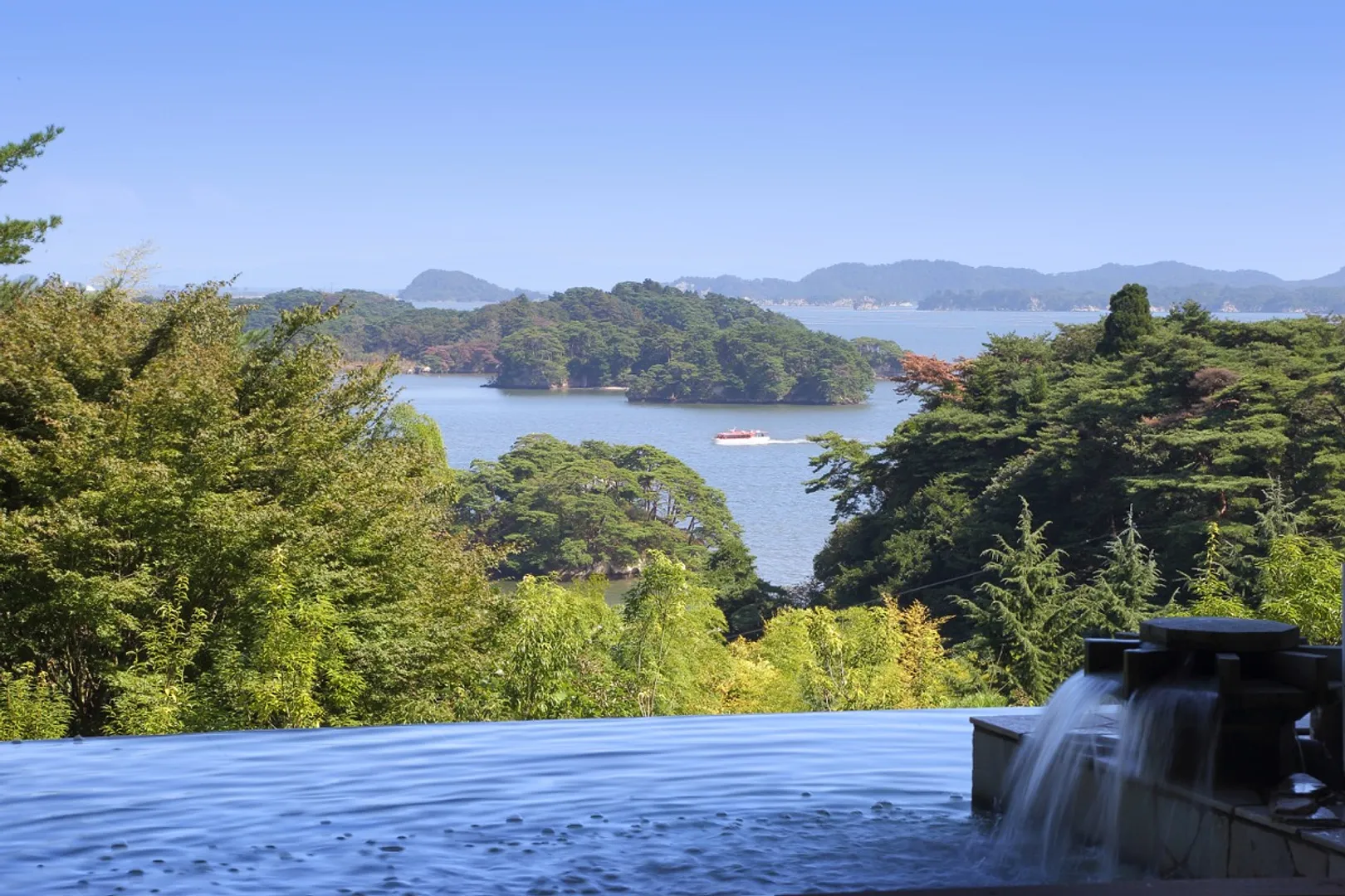 露天風呂 松島湾を望むことが出来る絶景風呂