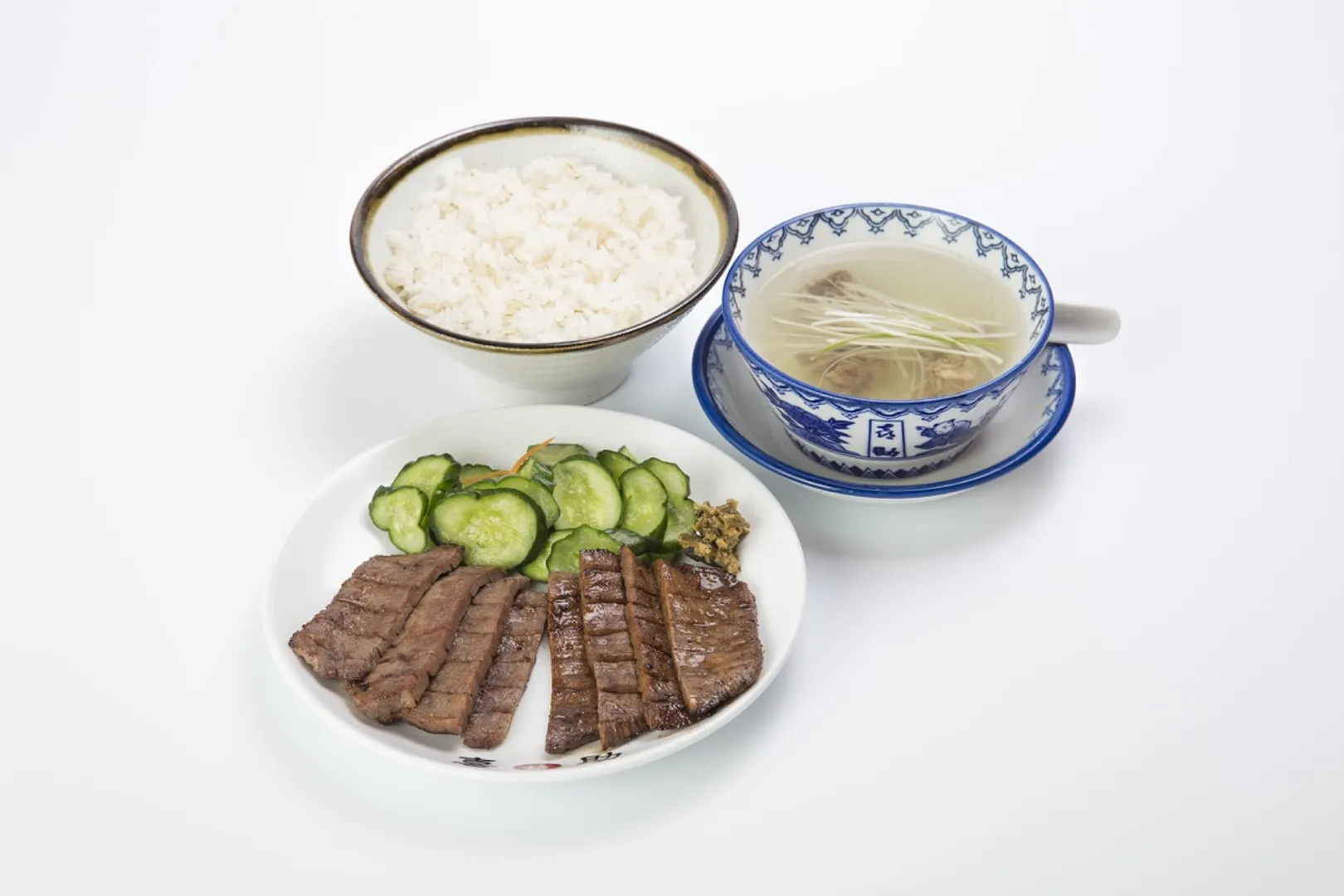 牛たん炭火焼ミックス定食