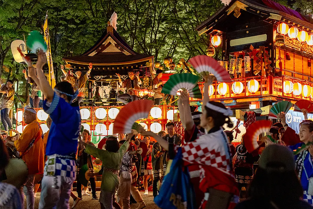 日本夜景遺産※に登録された「宵まつり」