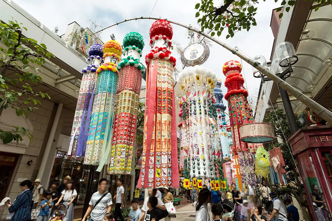 一番町通り 七夕飾り