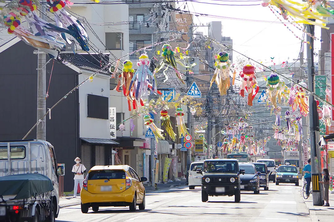 荒町商店街 七夕飾り