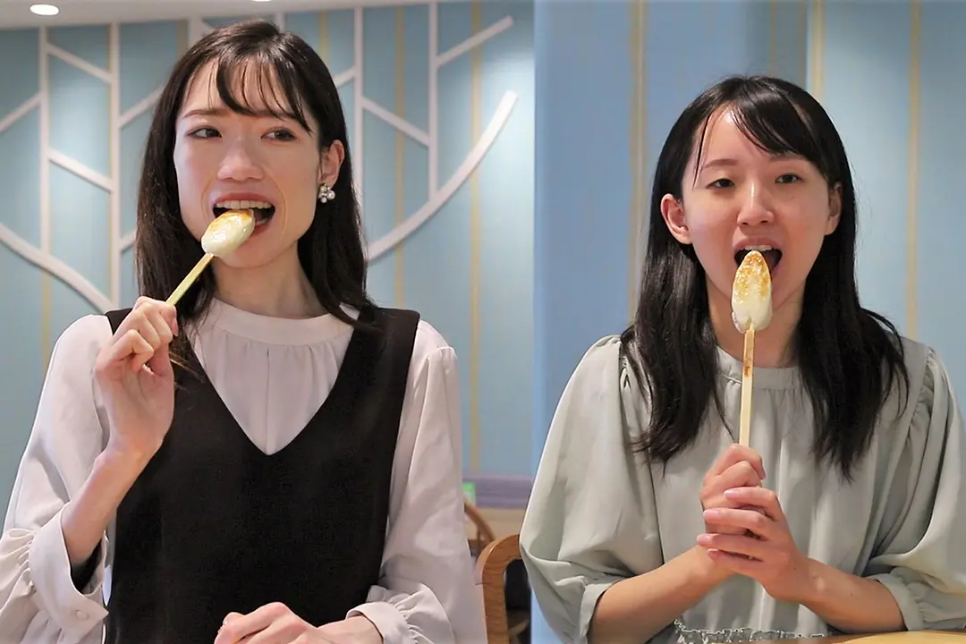 焼きたての芳ばしい香りがたまらない、食感はぷりぷり！