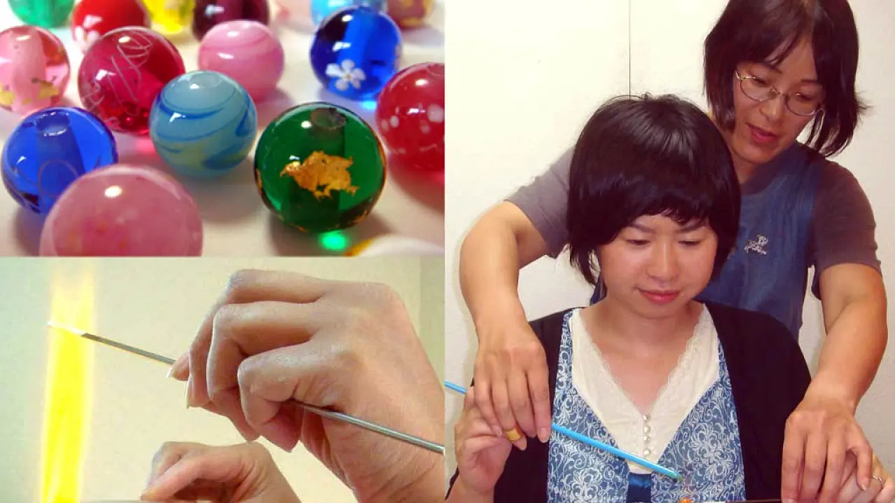 “Tonbo-dama” Glass Bead Making Experience