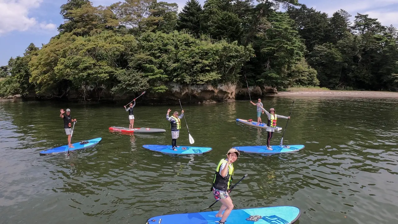 【宮城・松島・SUP】初心者向け・日本三景の絶景を楽しめるSUP体験スクール１日コース
