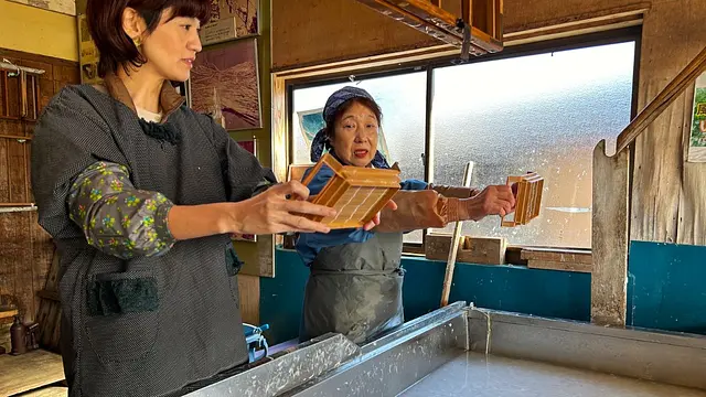 柳生和紙作り体験