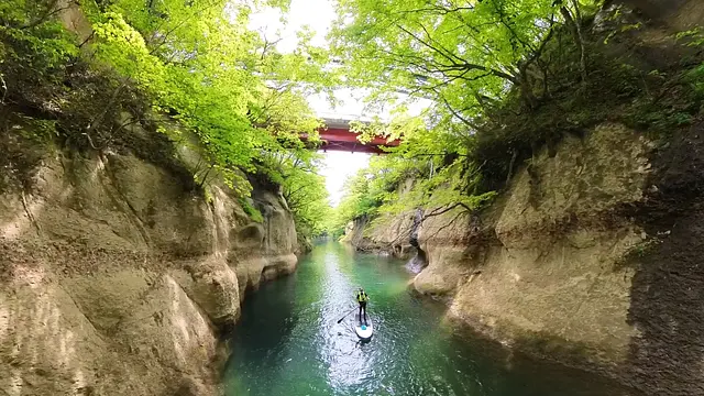 【仙台・大倉ダム・大倉川渓谷】2026シーズン！5月・6月限定！日帰りSUP体験ツアーin大倉川渓谷・新緑SUP！現地集合・解散