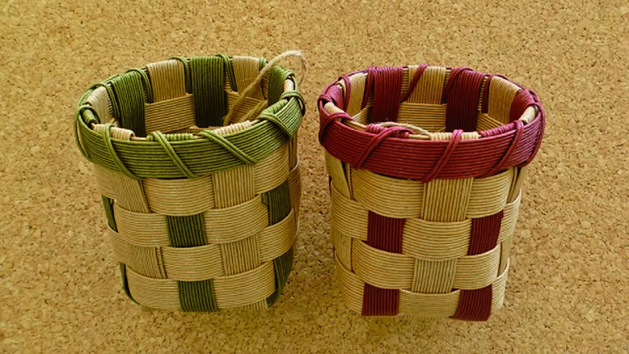 縄文カゴづくり