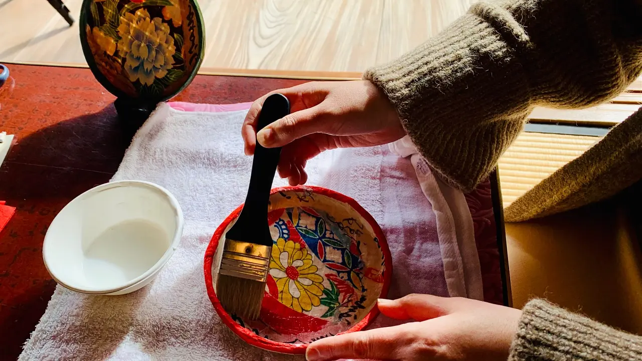 傳統工藝「一館巴里」竹圓盤製作