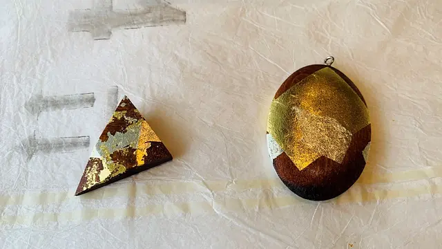 ☆ホンモノの金箔でストラップやペンダントを作ろう☆