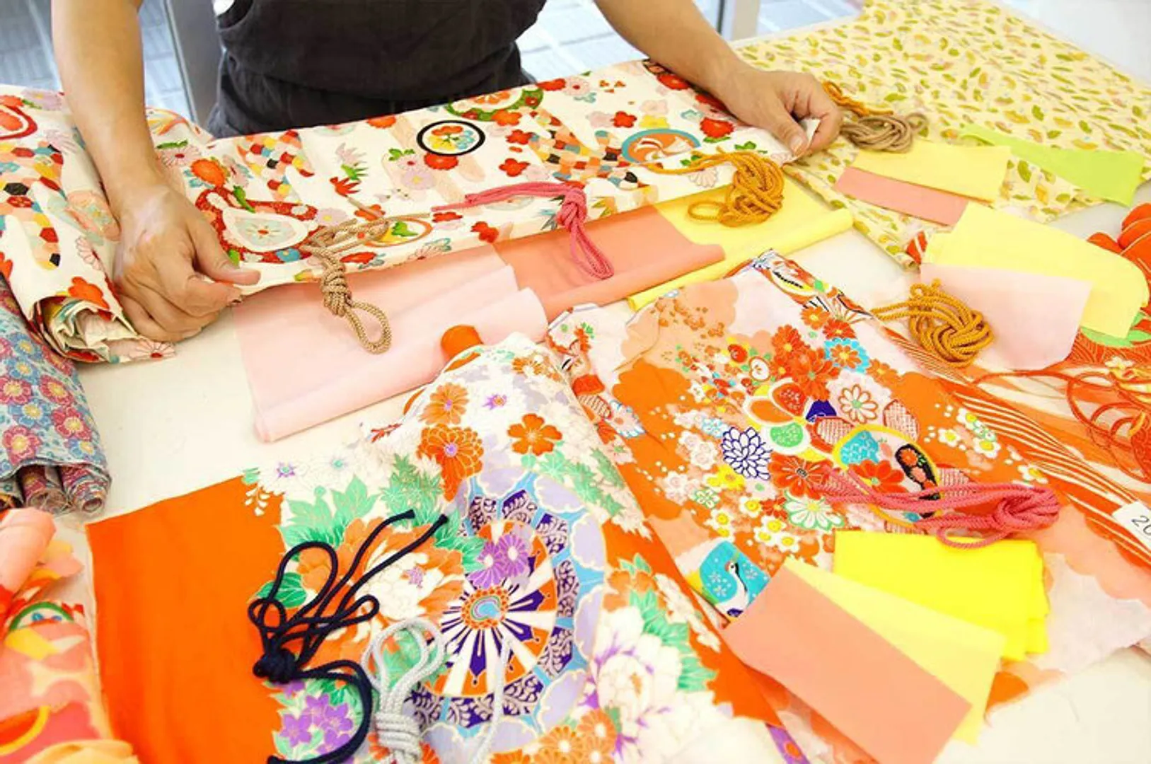 さまざまな着物地