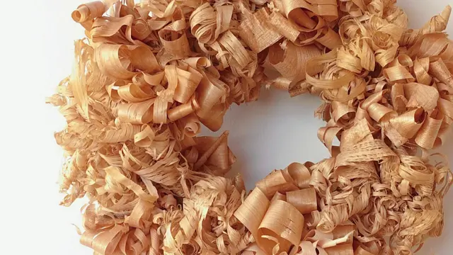 かんな屑リース作り体験