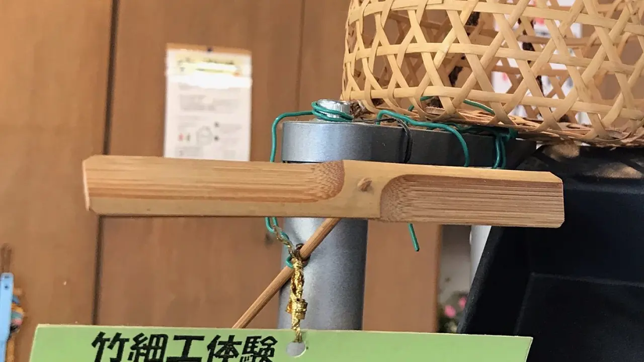 しの竹細工　竹とんぼ作り体験