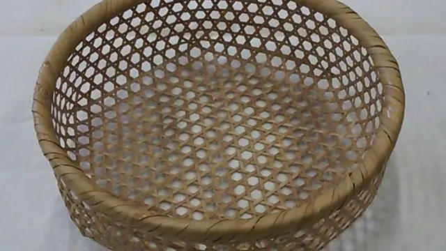 しの竹細工　目かご作り体験