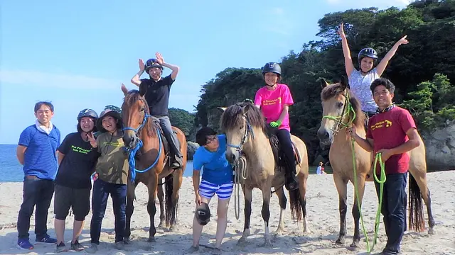 【初心者向け】奥松島オーシャンライディング～海辺の乗馬～