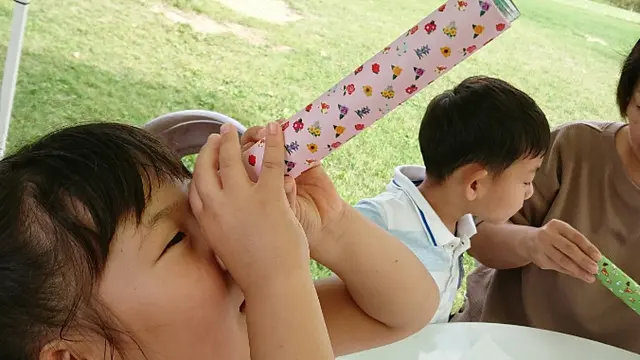 万華鏡作り体験